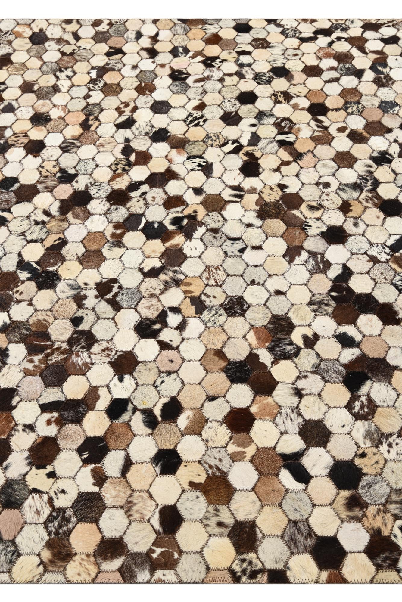 5' x 8' 2 Cowhide Rug