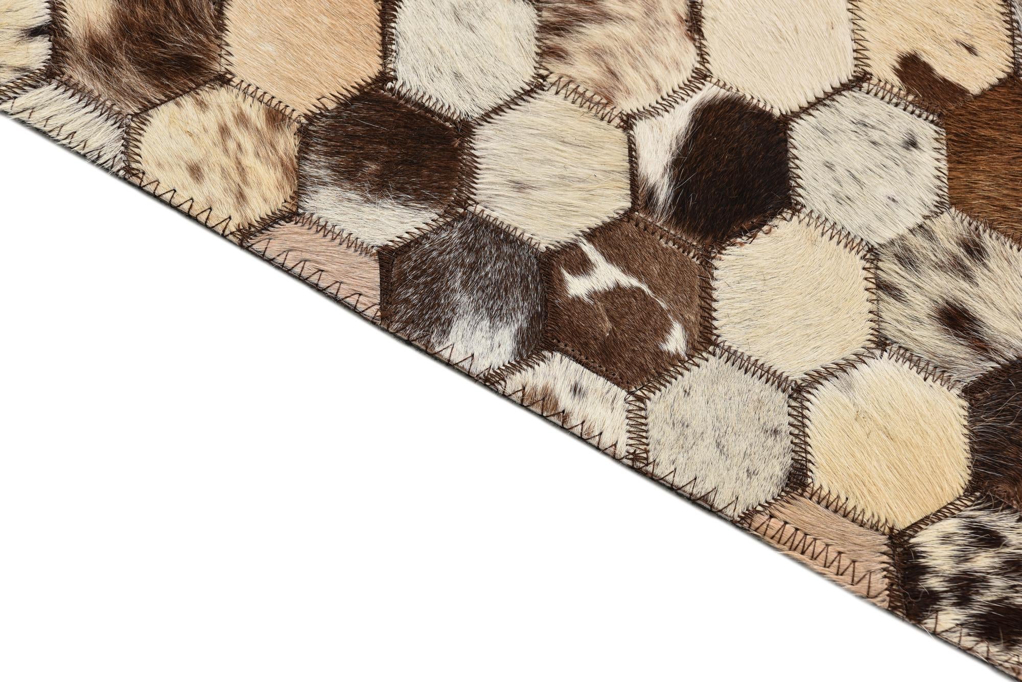 5' x 8' 2 Cowhide Rug