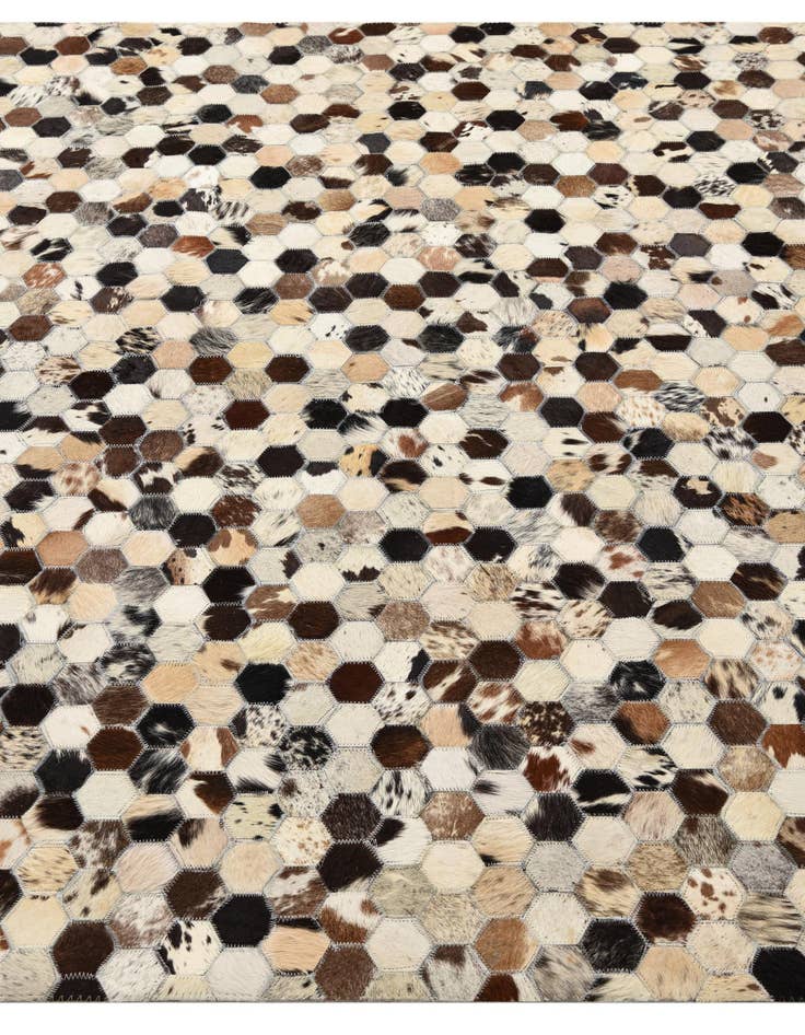 Detail image of 5' 2 x 8' Cowhide Rug