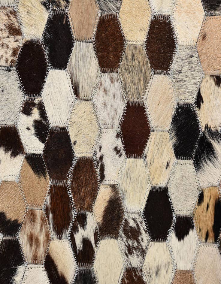 Detail image of 5' 2 x 8' Cowhide Rug