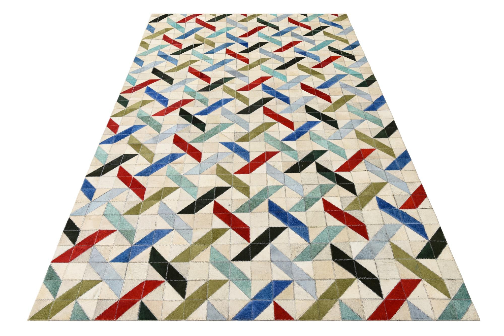5' x 7' 10 Cowhide Rug