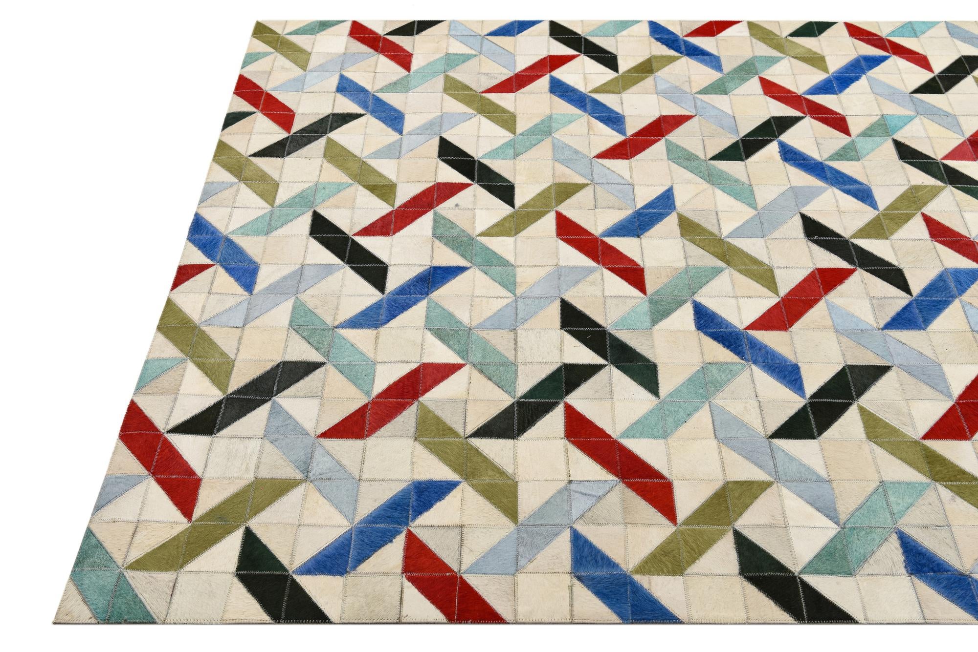 5' x 7' 10 Cowhide Rug