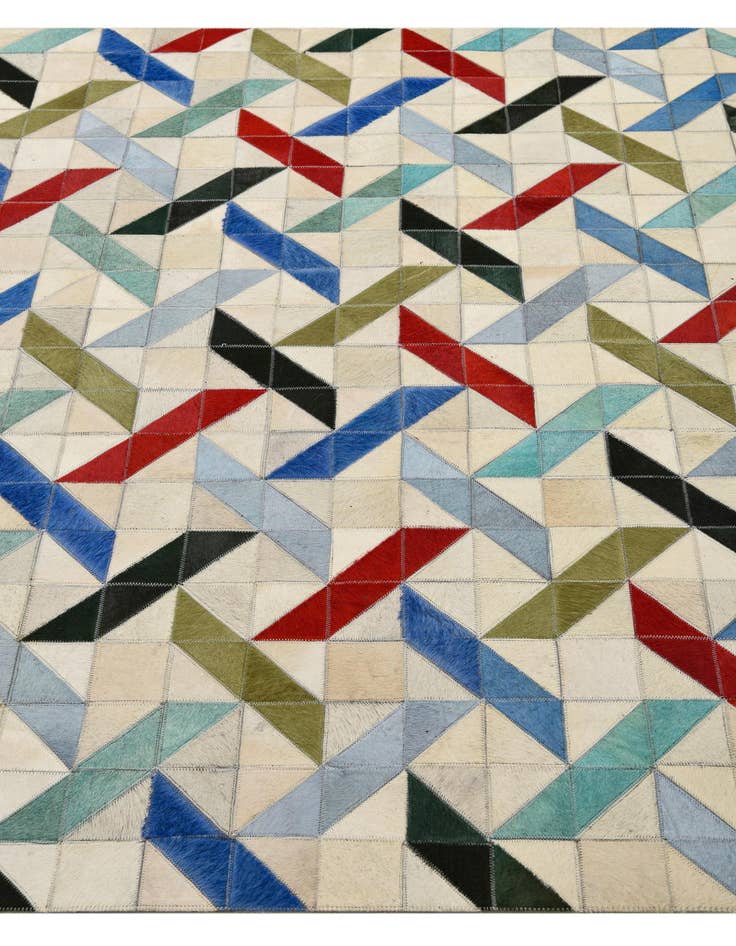 Detail image of 5' x 7' 10 Cowhide Rug