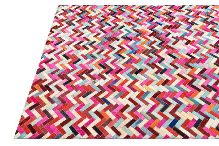 4' 1 x 8' 3 Cowhide Rug