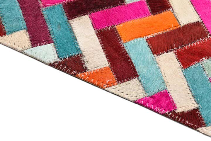 4' 1 x 8' 3 Cowhide Rug