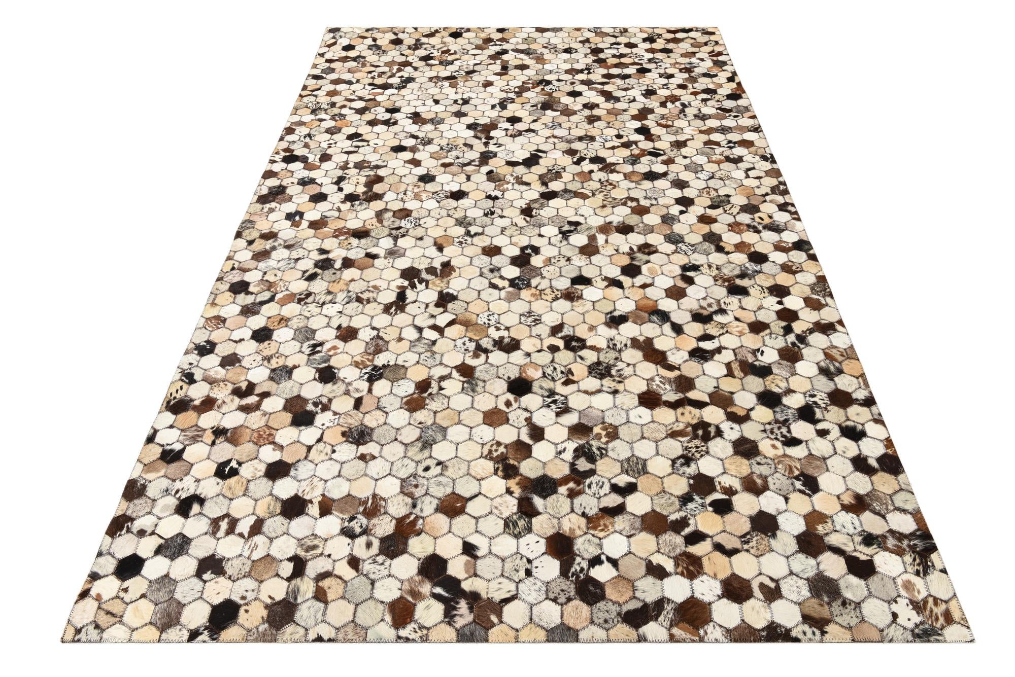 5' 1 x 8' 2 Cowhide Rug