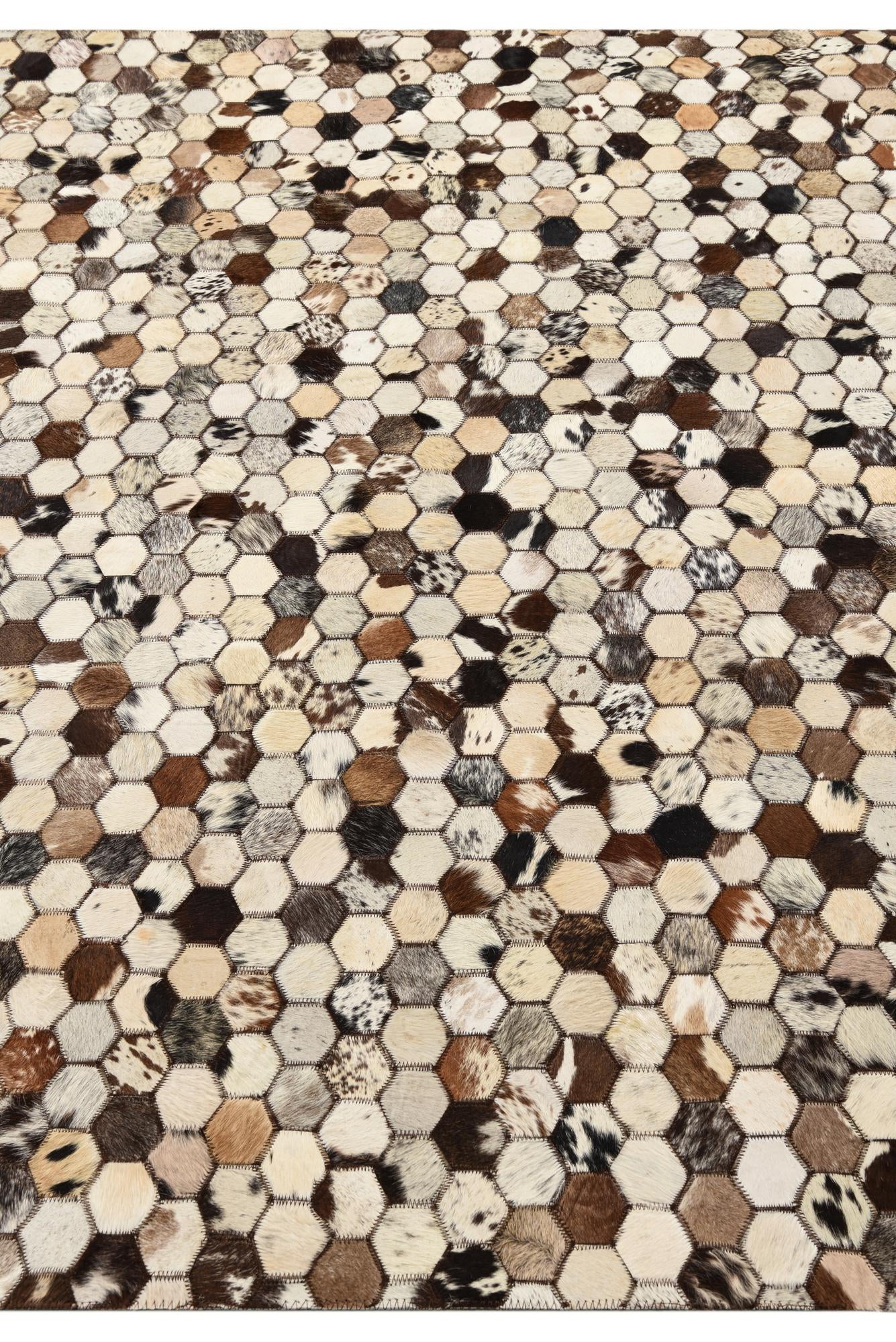 5' 1 x 8' 2 Cowhide Rug