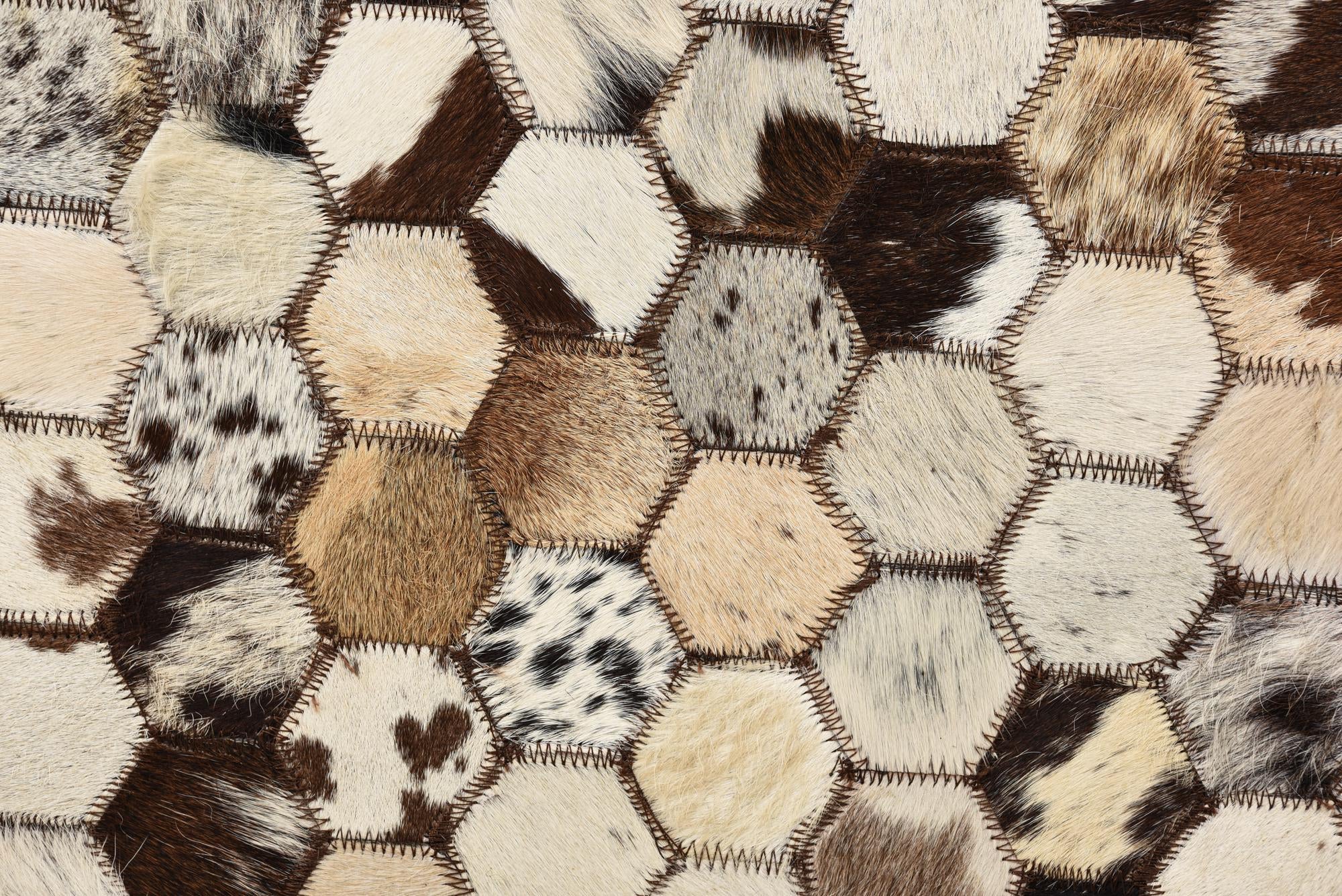 5' 1 x 8' 2 Cowhide Rug
