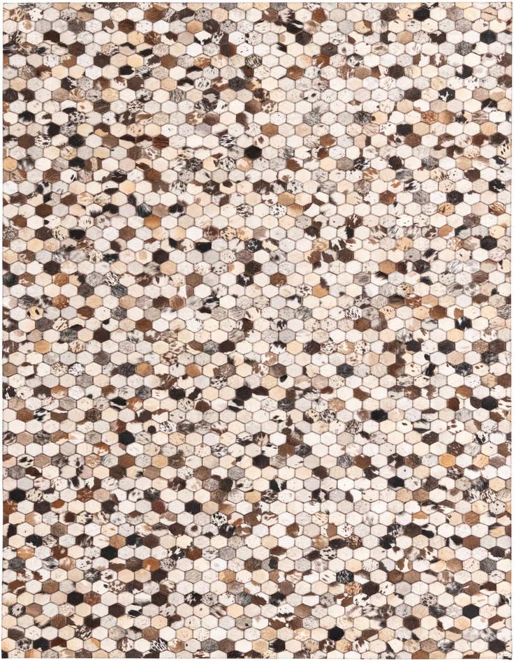 Detail image of 5' 1 x 8' 2 Cowhide Rug