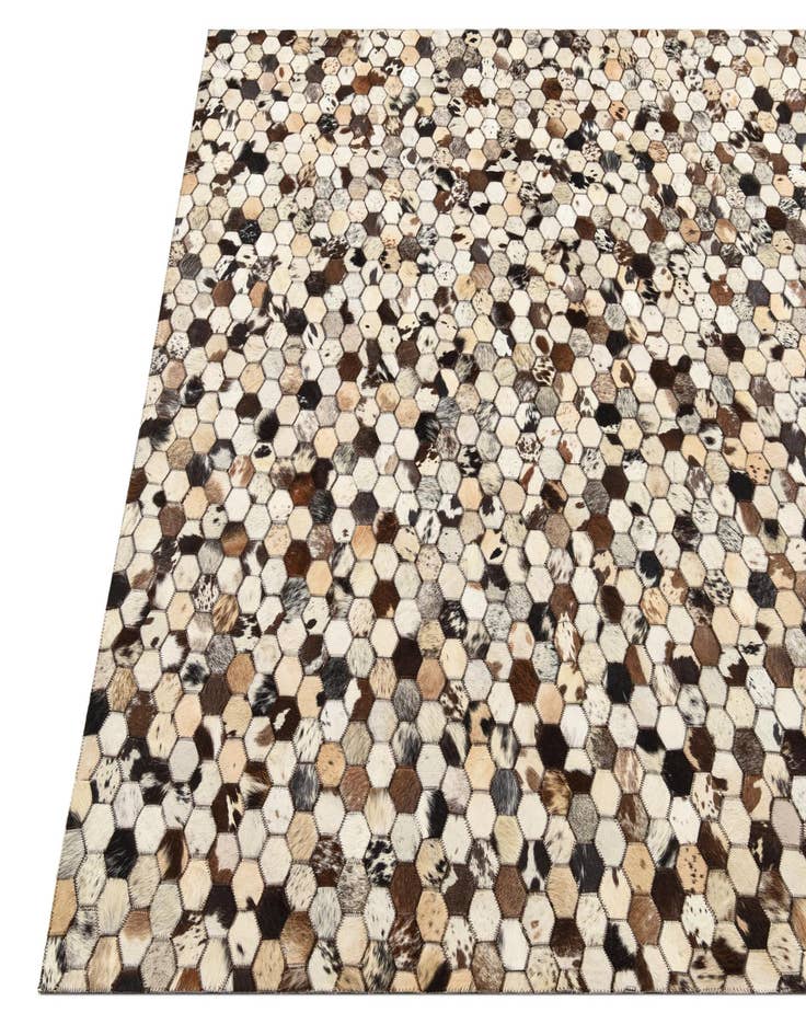 Detail image of 5' 2 x 8' 2 Cowhide Rug