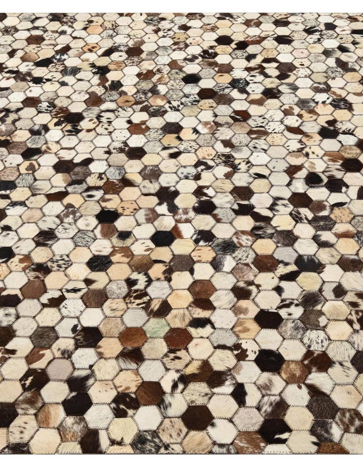 Detail image of 5' 2 x 8' 2 Cowhide Rug