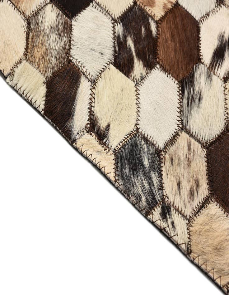 Detail image of 5' 2 x 8' 2 Cowhide Rug