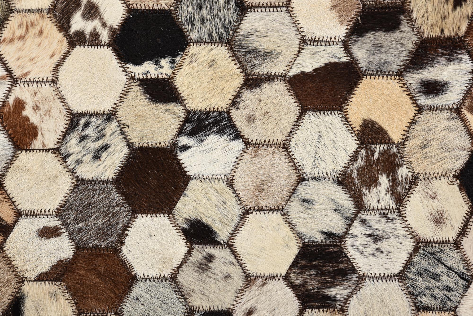 5' 2 x 8' 2 Cowhide Rug