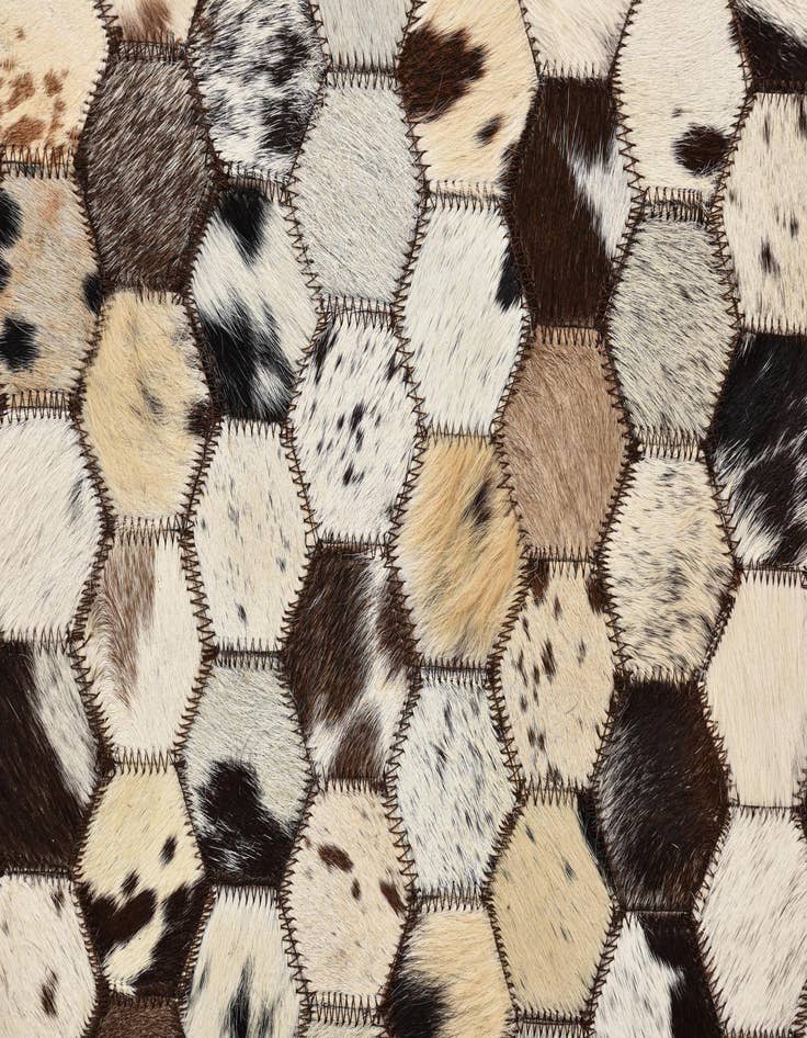 Detail image of 5' 2 x 8' 2 Cowhide Rug