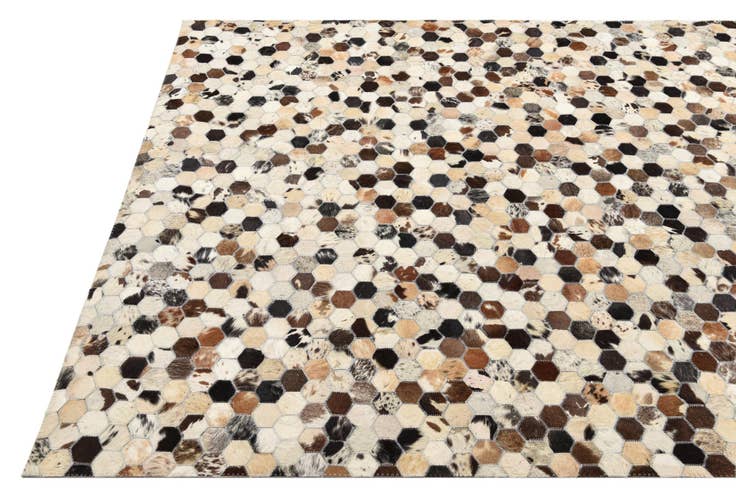 Detail image of 5' 2 x 7' 10 Cowhide Rug