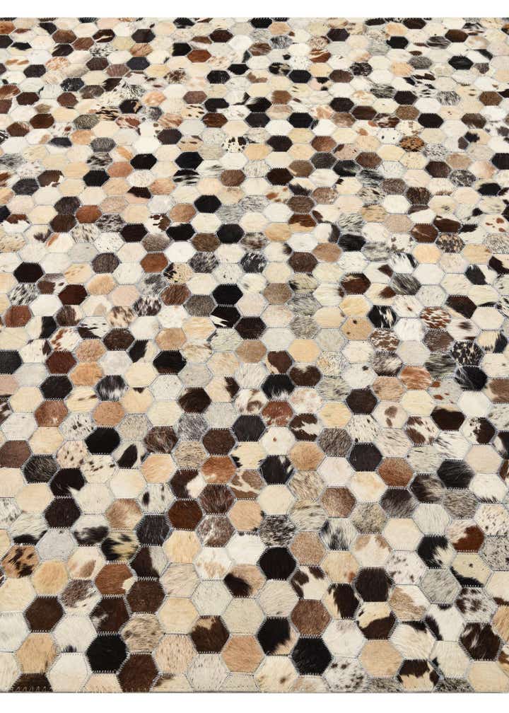5' 2 x 7' 10 Cowhide Rug