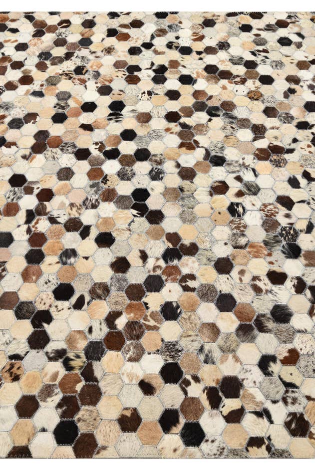 Detail image of 5' 2 x 7' 10 Cowhide Rug