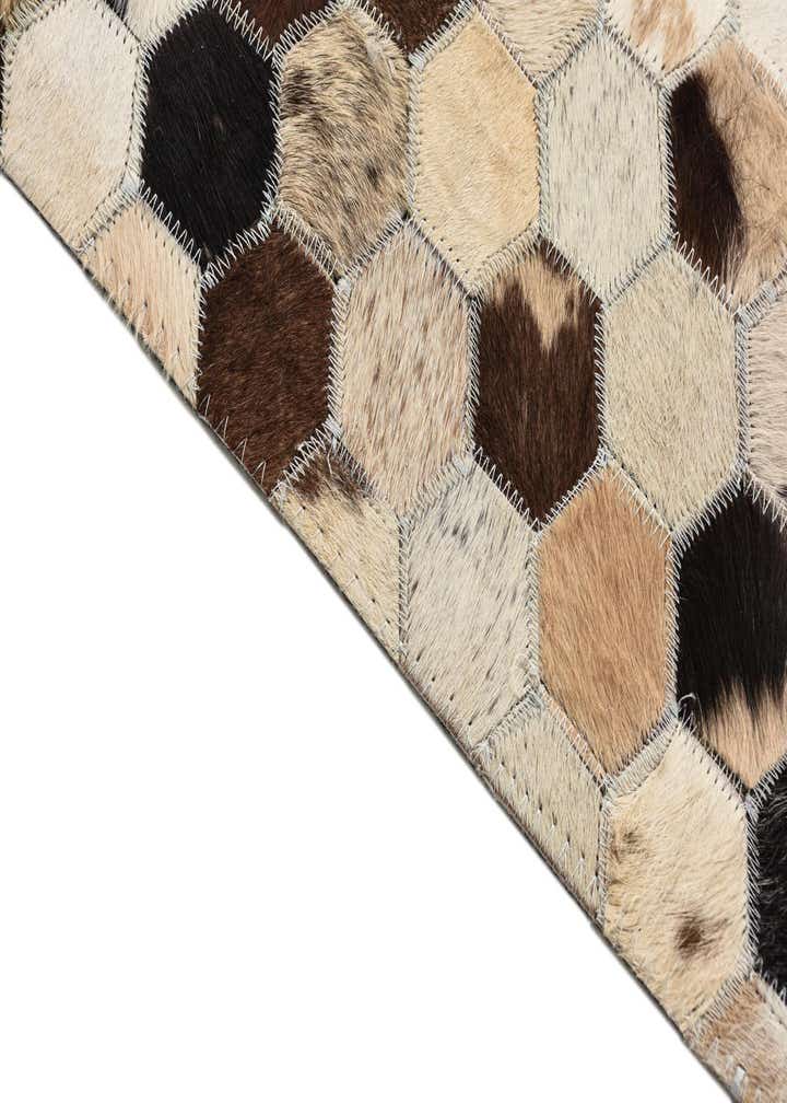 5' 2 x 7' 10 Cowhide Rug