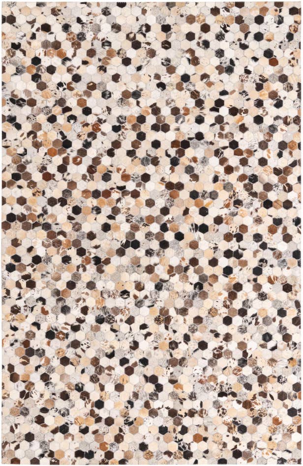 Detail image of 5' 2 x 7' 10 Cowhide Rug
