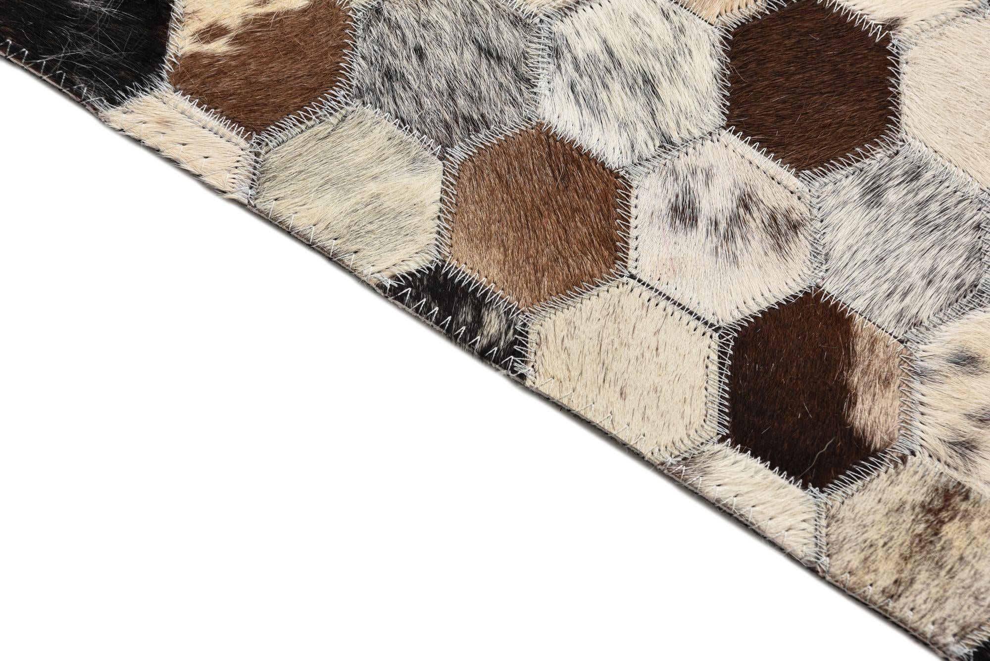5' 1 x 8' Cowhide Rug