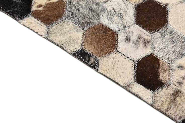 Detail image of 5' 1 x 8' Cowhide Rug