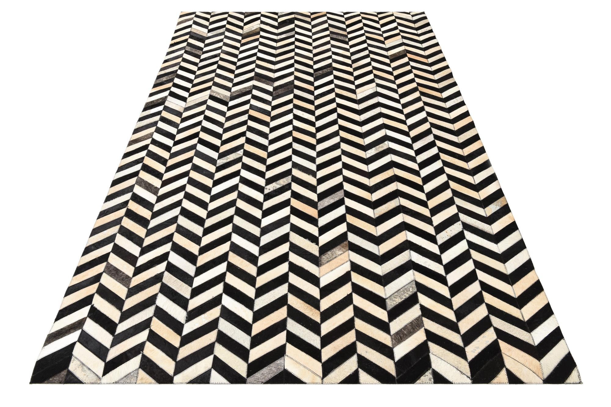 5' 3 x 8' Cowhide Rug