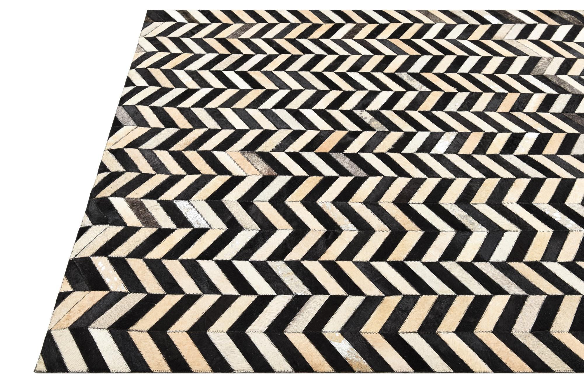 5' 3 x 8' Cowhide Rug
