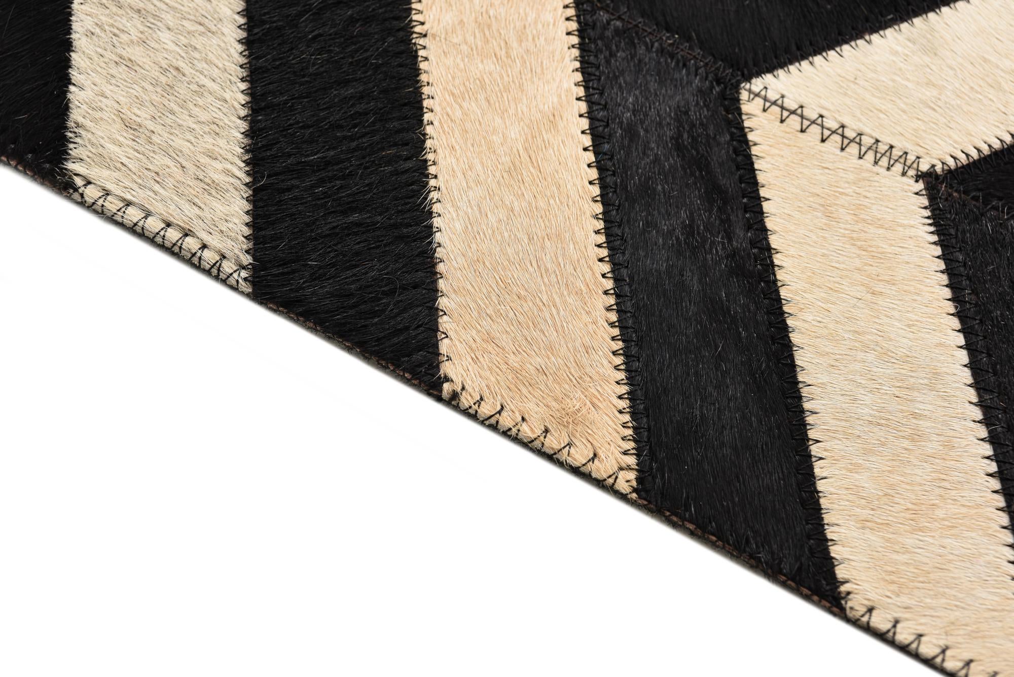 5' 3 x 8' Cowhide Rug