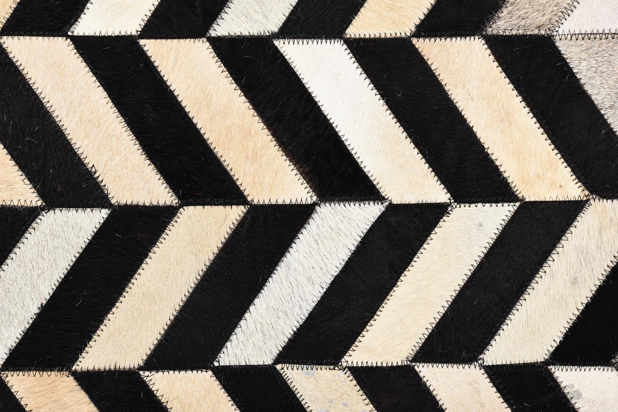 5' 3 x 8' Cowhide Rug
