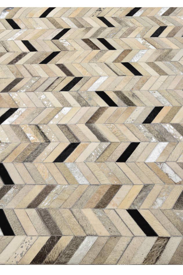 Detail image of 5' 3 x 8' Cowhide Rug