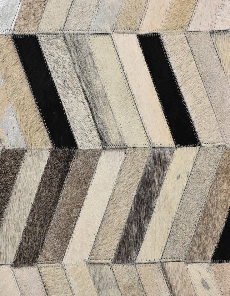 Detail image of 5' 3 x 8' Cowhide Rug