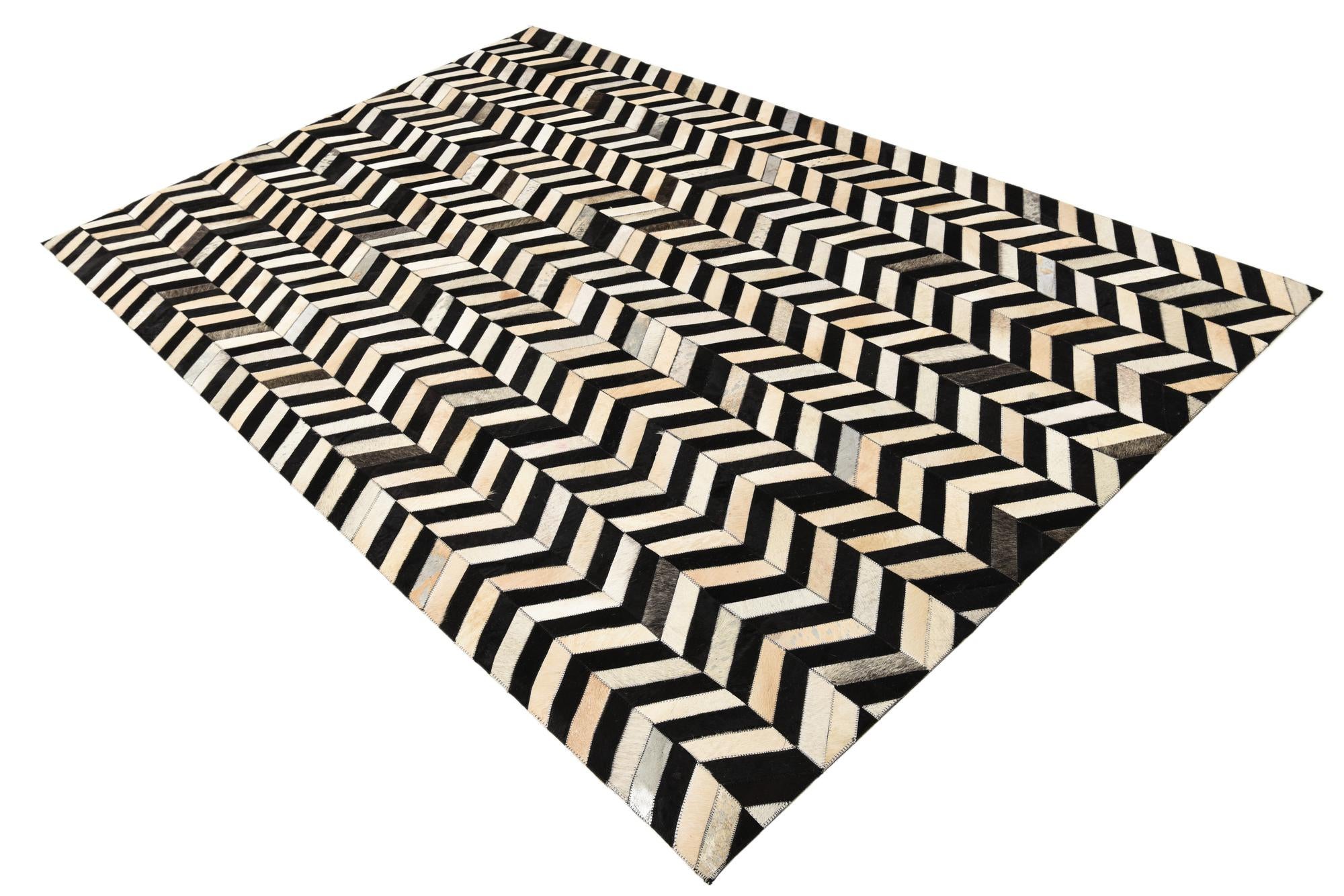 5' 2 x 8' Cowhide Rug