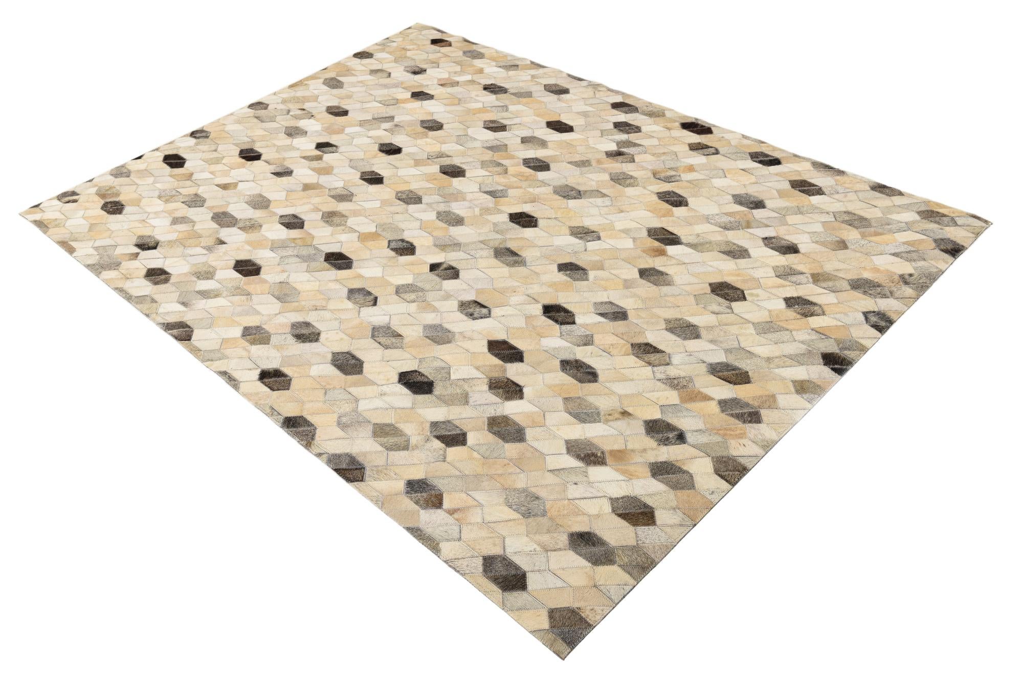 4' 8 x 6' 5 Cowhide Rug