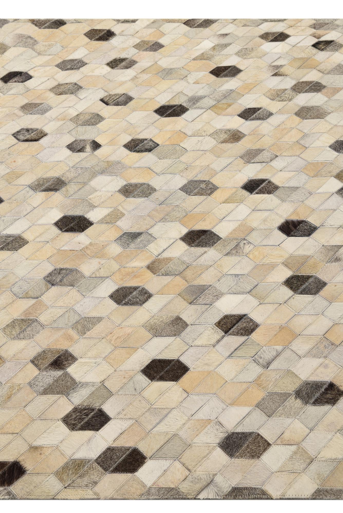 4' 8 x 6' 5 Cowhide Rug