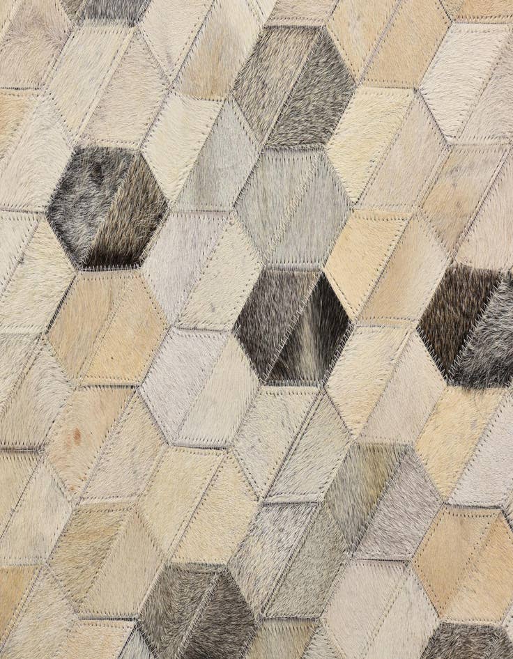 Detail image of 4' 8 x 6' 5 Cowhide Rug