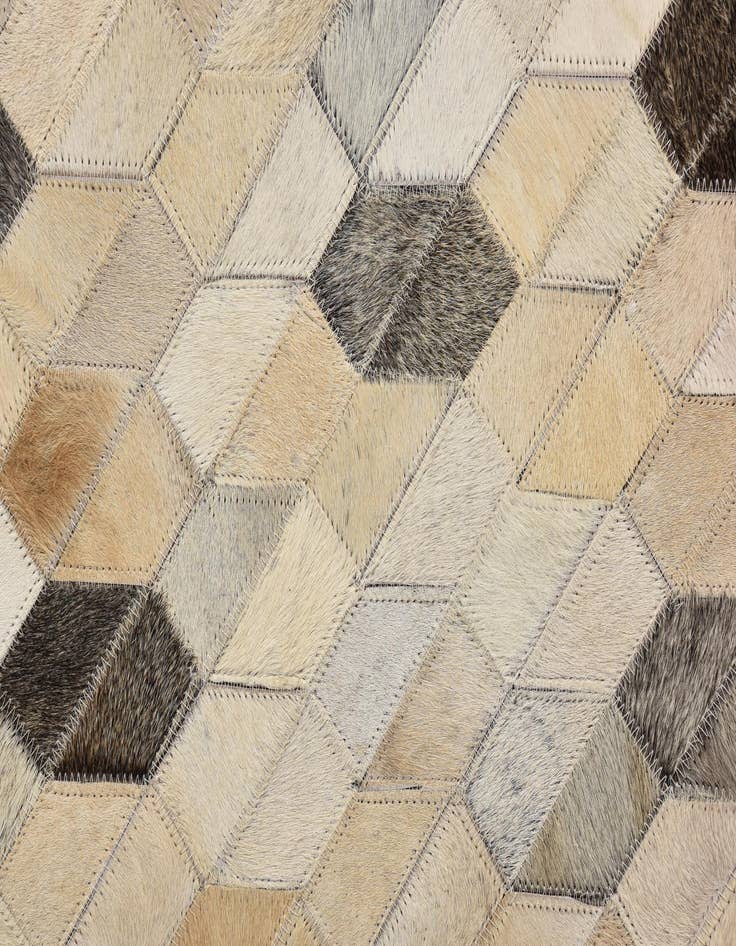 Detail image of 4' 8 x 6' 5 Cowhide Rug