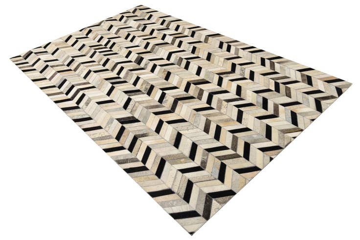 Detail image of 5' 2 x 8' 3 Cowhide Rug