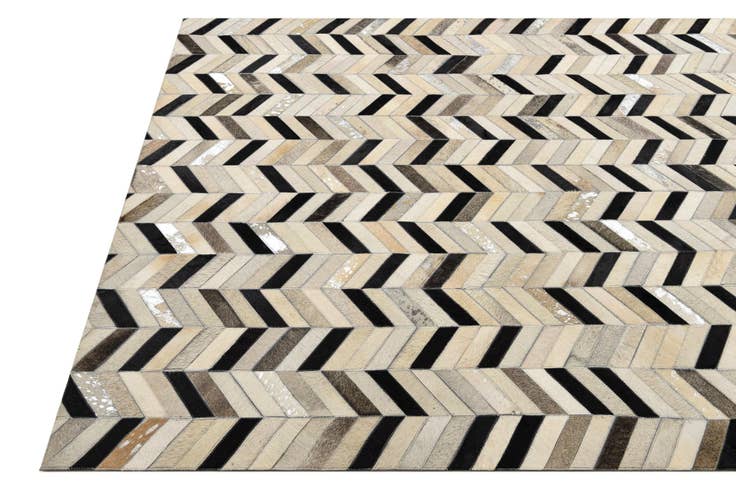 Detail image of 5' 2 x 8' 3 Cowhide Rug