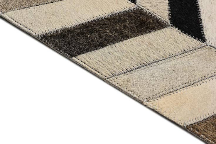 Detail image of 5' 2 x 8' 3 Cowhide Rug