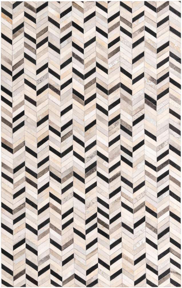 5' 2 x 8' 3 Cowhide Rug