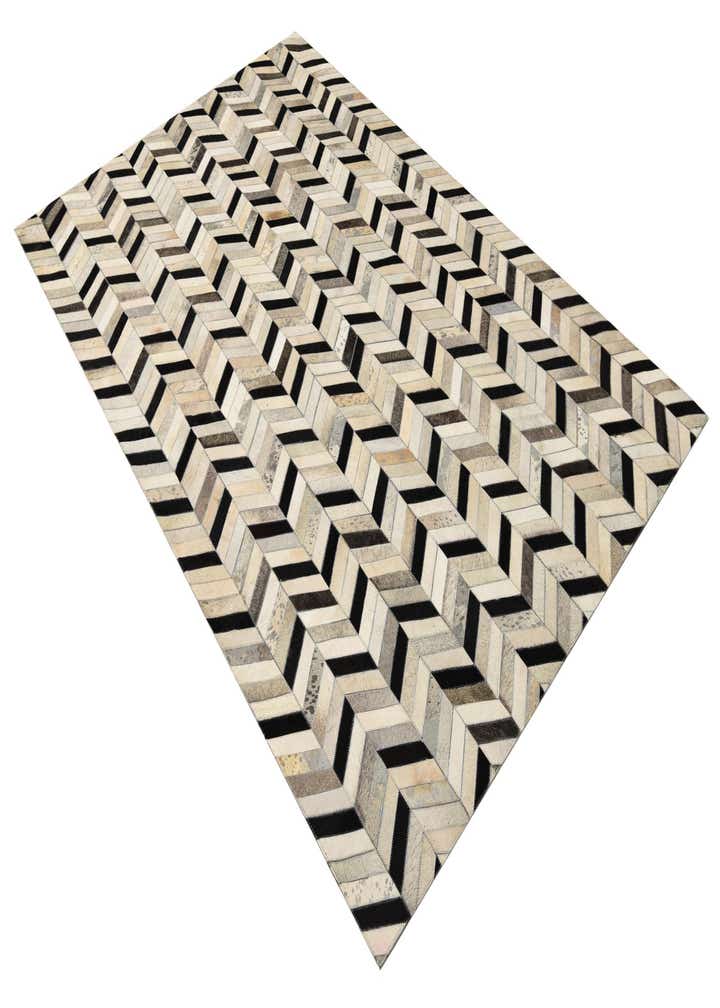 5' 2 x 8' 1 Cowhide Rug
