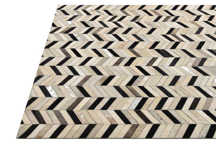 Detail image of 5' 2 x 8' 1 Cowhide Rug