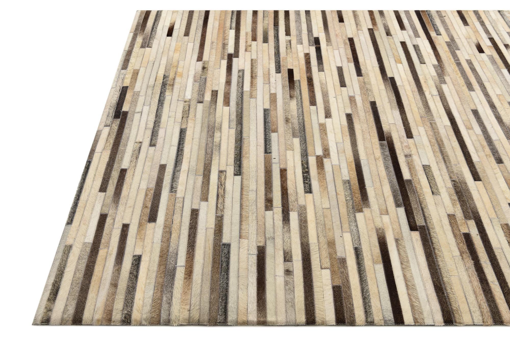 5' 4 x 7' 8 Cowhide Rug