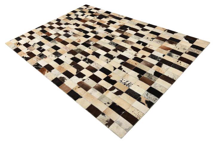 5' 2 x 7' 6 Cowhide Rug