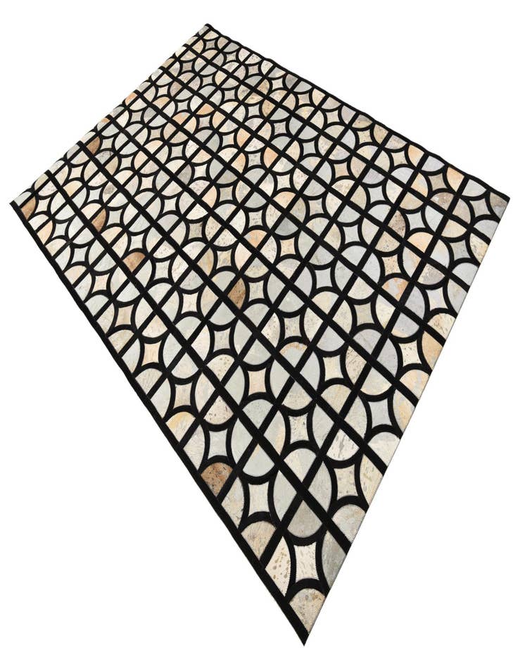 Detail image of 5' 3 x 7' 7 Cowhide Rug