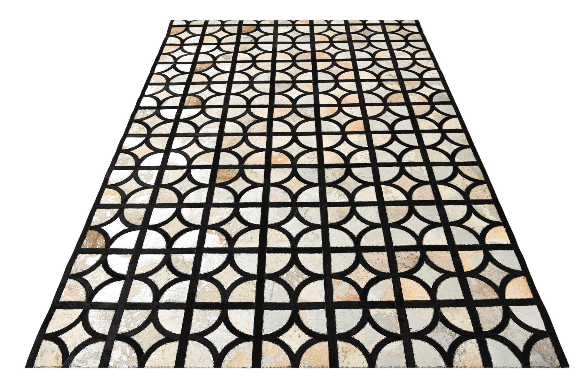 5' 3 x 7' 7 Cowhide Rug
