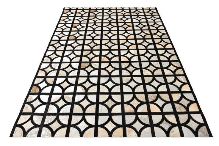 Detail image of 5' 3 x 7' 7 Cowhide Rug