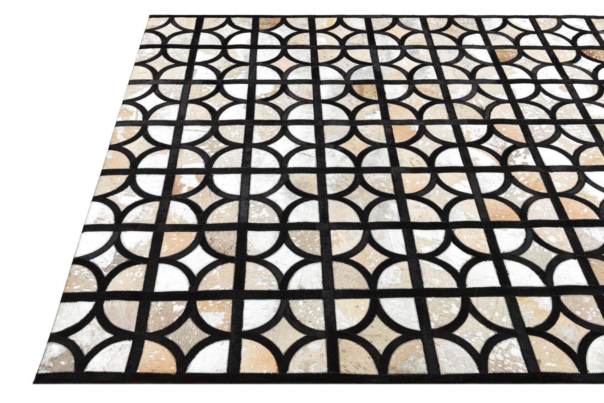 5' 3 x 7' 7 Cowhide Rug