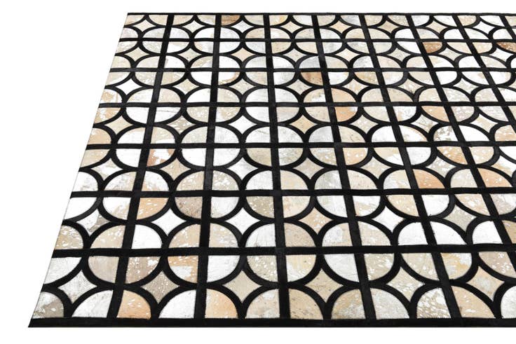 Detail image of 5' 3 x 7' 7 Cowhide Rug