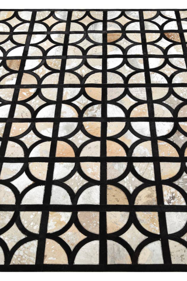 Detail image of 5' 3 x 7' 7 Cowhide Rug